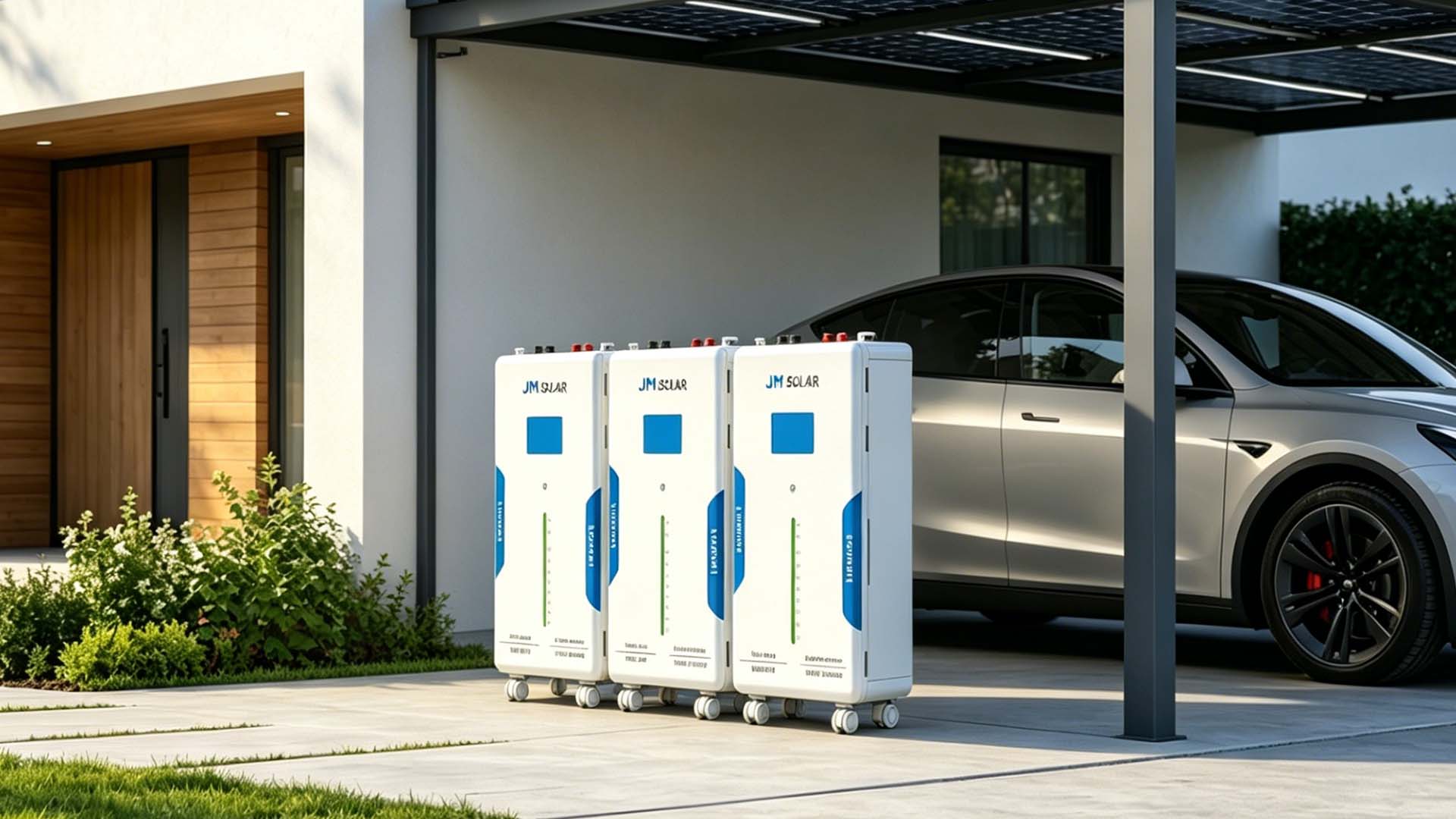 Solar battery storage for self consumption